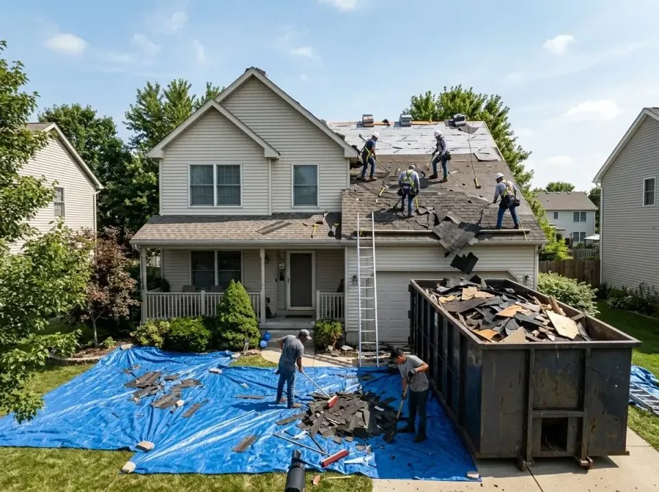 roof-replacement-debris-remova-004 — frequently asked questions, Cheapest Dumpster Rentals in Clive, IA